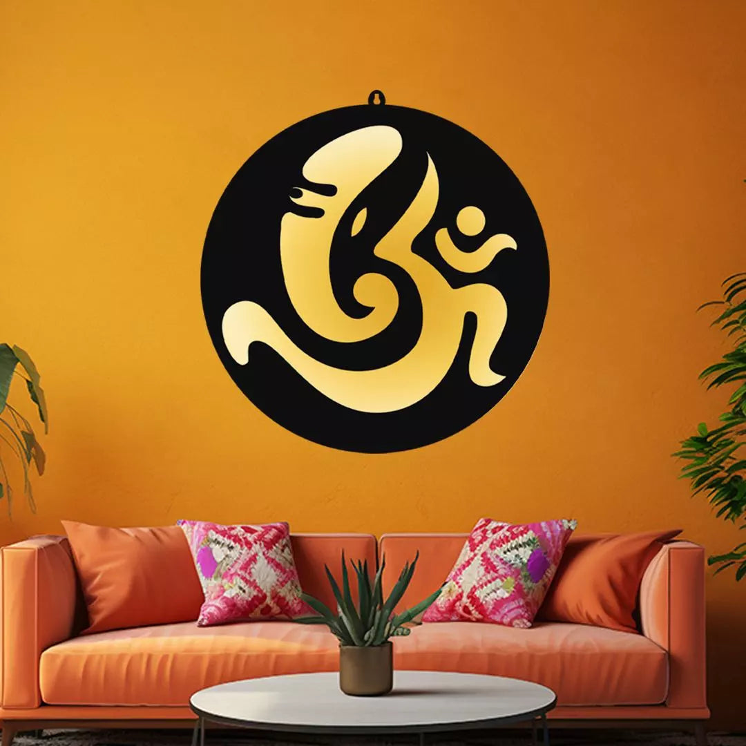 OM Ganesha Wall Decor Light LED