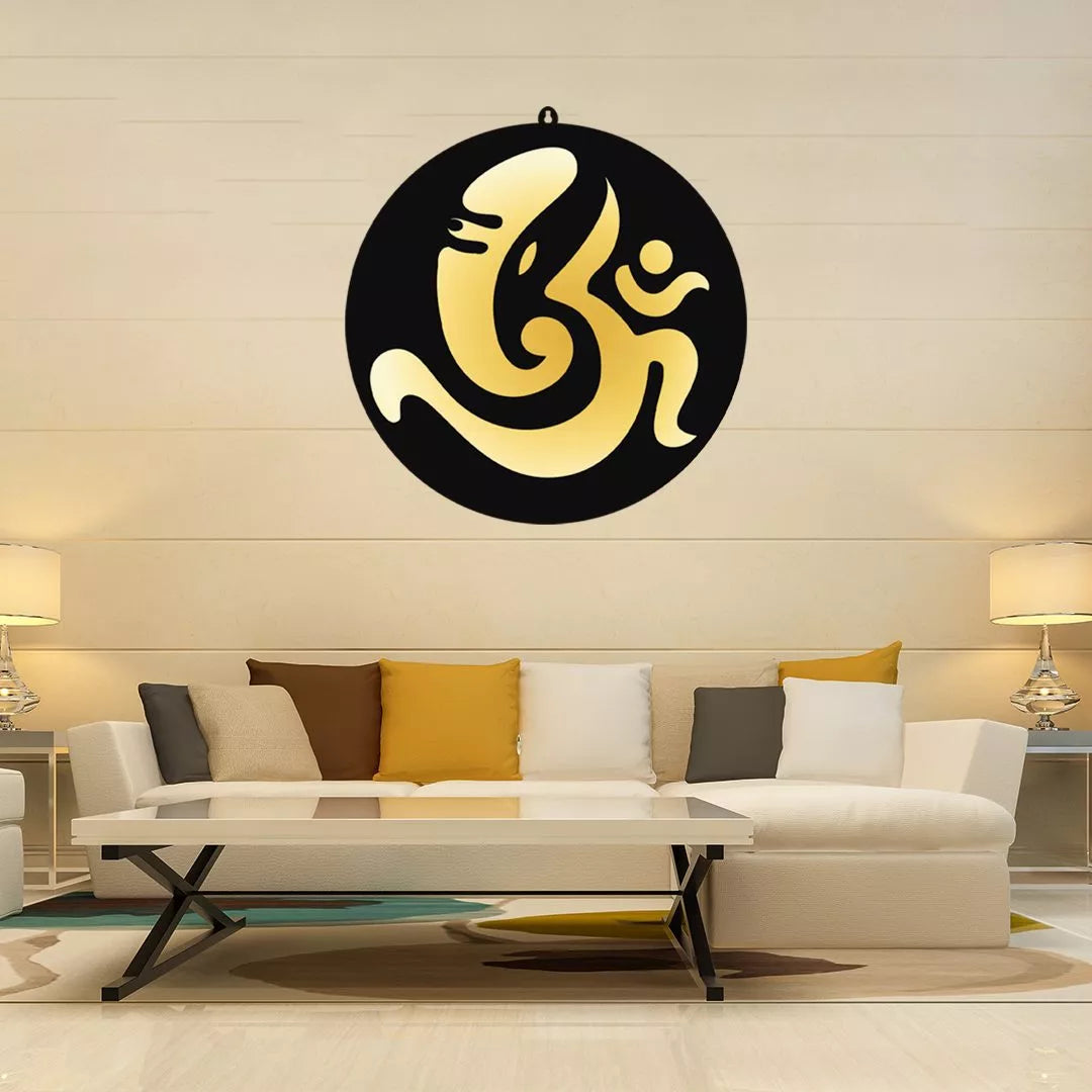 OM Ganesha Wall Decor Light LED