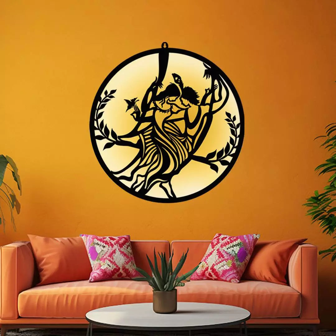 Radhe Krishna Wall Decor Light LED