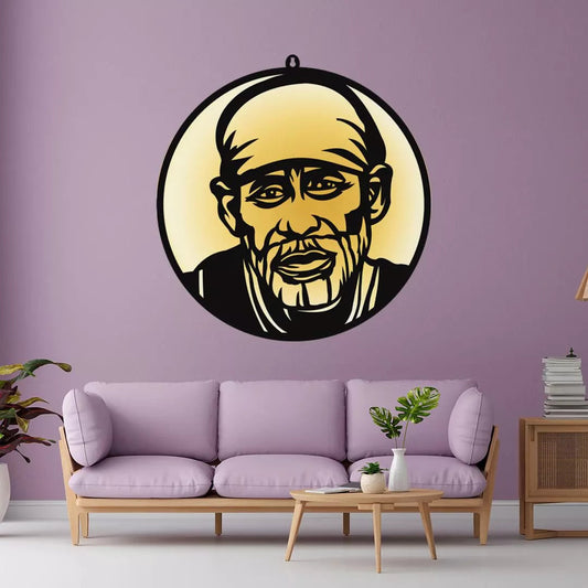 Sai Baba Wall LED Wall Decor Light