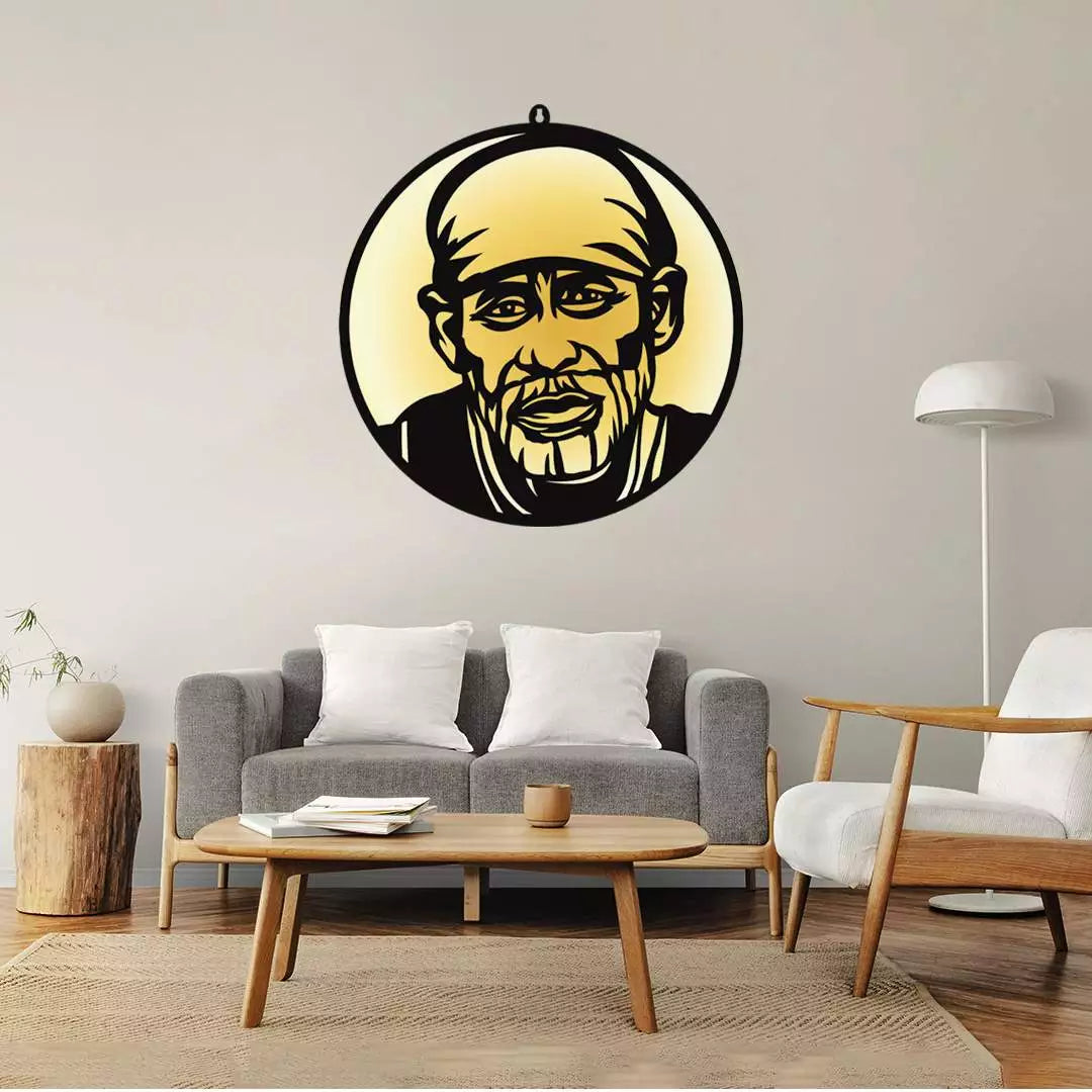 Sai Baba Wall LED Wall Decor Light